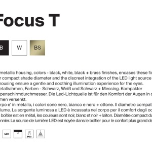 Spot LED aplicat directionabil stil minimalist Focus T alama - Img 10