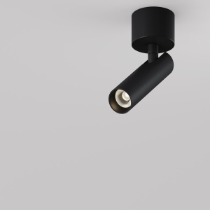 Spot LED aplicat directionabil stil minimalist Focus T negru - Img 9