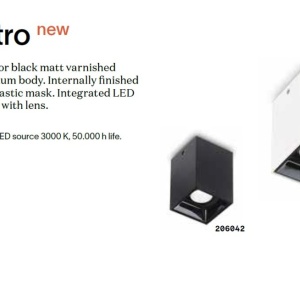 Spot LED aplicat Nitro pl round d10 alb - Img 2