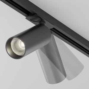 Spot LED dimabil, accesoriu pentru sinele monofazate Unity, Focus LED negru 4000K - Img 3