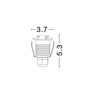 Spot LED incastrabil ambiental de exterior IP67 BANG NVL-8038801 79752 universul-luminii.ro