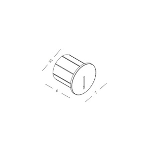 Spot LED incastrabil de exterior iluminat scari ambiental IP65 Dary A 124632 universul-luminii.ro