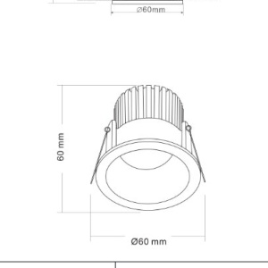 Spot LED incastrabil design modern IP44 Zoom alb - Img 6