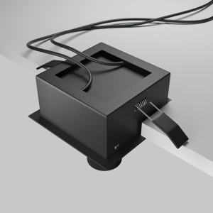 Spot LED incastrabil design tehnic Magnum 2 negru 227742 universul-luminii.ro