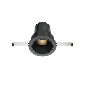 Spot LED incastrabil design tehnic Wise negru