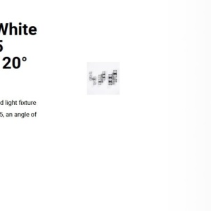 Spot LED incastrabil MINI COLIN-1 White recessed CRI95 18-25W 2700K 20° 110362 universul-luminii.ro