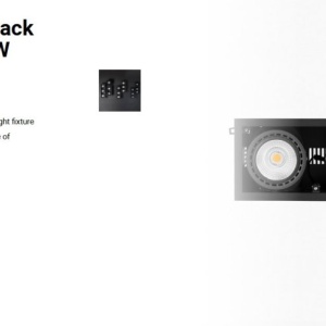 Spot LED incastrabil MINI COLIN-3 Black recessed 54-75W 3000K 20° 110142 universul-luminii.ro