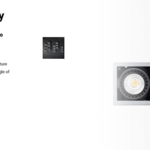 Spot LED incastrabil MINI COLIN-3 Grey recessed CRI95 54-75W 4000K 20° 110212 universul-luminii.ro