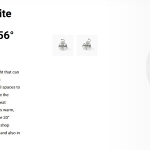 Spot LED incastrabil MINI-OPTIC White downlight LED 12/18W 2700K 56° 1565/2100 lm 110412 universul-luminii.ro
