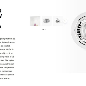 Spot LED incastrabil OPTIC White downlight LED CRI95 24/36W 2700K 56° 2470/3490 lm 111012 universul-luminii.ro