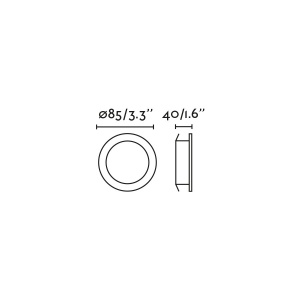 Spot LED incastrabil pentru tavan / plafon orientabil NAIS negru 223932 universul-luminii.ro