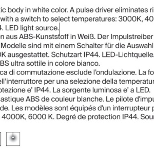Spot LED incastrabil slim protectie IP44 Stockton 22cm CCT 231322 universul-luminii.ro