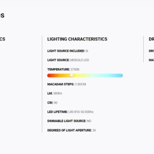Spot LED incastrabil TULIPA Black recessed downlight 10W 36° 2700K CRI90 112772 universul-luminii.ro