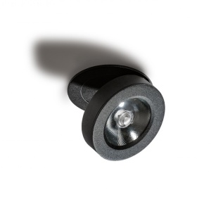 Spot LED incastrat directionabil de tavan/plafon IP54 FRIDA 7W 4000K negru