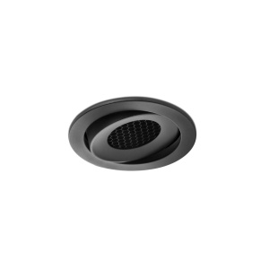 Spot LED incastrat directionabil IP44 KIVI negru 7W 3000K - Img 2