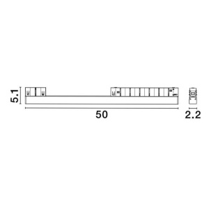 Spot LED, Modul non-flexibil pentru sina magnetica Breda 15W 4000K 162012 universul-luminii.ro
