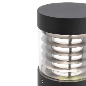 Stalp de exterior modern cu iluminat LED inaltime 26,5cm cu protectie IP54 GIZA LED 70767 51792 universul-luminii.ro