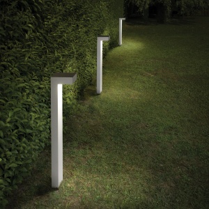 Stalp de iluminat exterior IP44 SIRIO PT2 H80 GRIGIO 82492 universul-luminii.ro