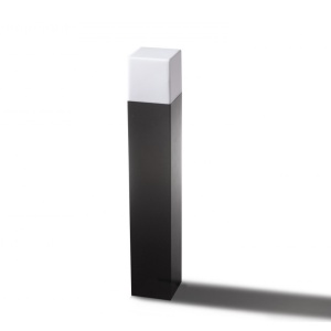 Stalp de iluminat exterior modern IP54 SORANO H-50cm negru