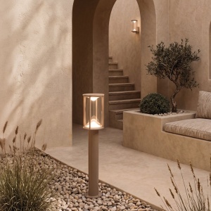 Stalp exterior din aluminiu LED IP65 CURV H-60cm