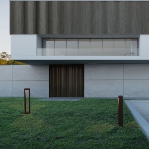 Stalp exterior LED 2700K IP65 DOLIX corten, H-60cm - Img 3