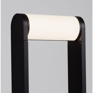 Stalp exterior LED 2700K IP65 Rox negru, H-60cm - Img 4