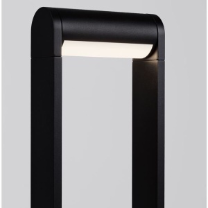 Stalp exterior LED 3000K IP65 Rox negru, H-60cm - Img 8