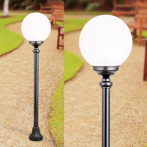 Stalp exterior stil clasic IP43 H110cm Reika negru AL 11-1173/1 schwarz OR - Img 4