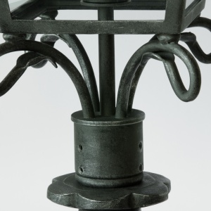 Stalp iluminat exterior din fier forjat, inaltime 84cm, AL 6796 42752 universul-luminii.ro