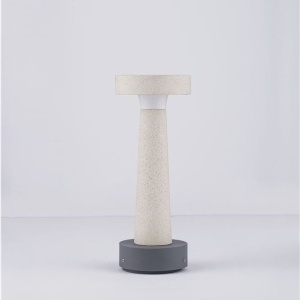 Stalp LED din ciment pentru exterior IP65 Cram White H-30cm 250712 universul-luminii.ro