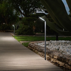Stalp LED iluminat exterior design modern Agos PT SMALL H-60cm 3000K antracit 92602 universul-luminii.ro