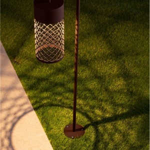 Stalp LED iluminat exterior IP65 MOTLEY H-70cm corten 558982 universul-luminii.ro