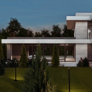 Stalp LED iluminat exterior modern IP65 LUXOR H-60cm 160422 universul-luminii.ro