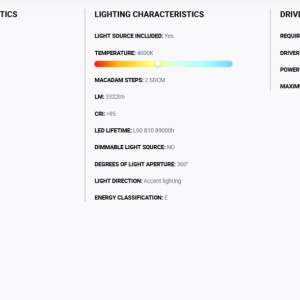 Stalp LED iluminat exterior simetric 360º IP65 RUSH 310cm 4000K 218652 universul-luminii.ro