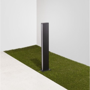 Stalp LED mic pentru exterior design modern IP54 Minot negru 129772 universul-luminii.ro