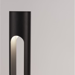 Stalp LED mic pentru exterior design modern IP65 Ellery negru H-60cm 129792 universul-luminii.ro
