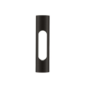 Stalp LED mic pentru exterior design modern IP65 Ellery negru
