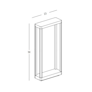 Stalp LED pentru iluminat exterior decorativ IP65 Beck H-50cm 154182 universul-luminii.ro