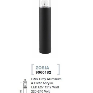 Stalp mic pentru iluminat exterior IP54 ZOSIA 205822 universul-luminii.ro