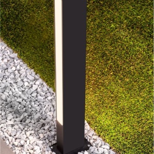 Stalp negru de exterior LED IP65 Stor H-60cm 251332 universul-luminii.ro