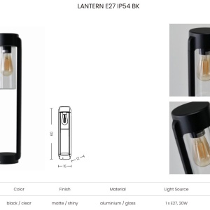 Stalp pentru exterior LANTERN IP54 - Img 2