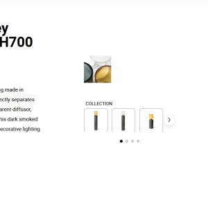 Stalp pentru iluminat exterior IP65 KILA H-70cm fumuriu 102712 universul-luminii.ro