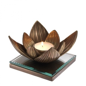 Suport lumanare, obiect decorativ design LUX Lotus