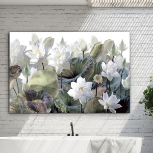 Tablou de perete decorativ Nenufares, 150x100cm
