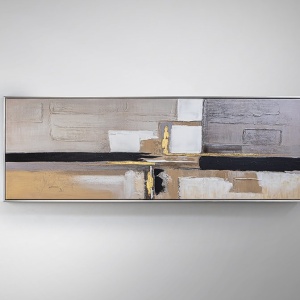 Tablou de perete pictura acrilica Reflejos 50x145cm - Img 3