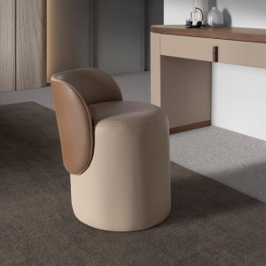 Taburete modern LUX piele sintetica Mink si Maro - Img 4