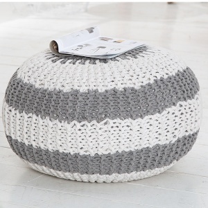 Taburete multifunctional Leeds 50cm gri/ alb A-37337 VC - Img 3
