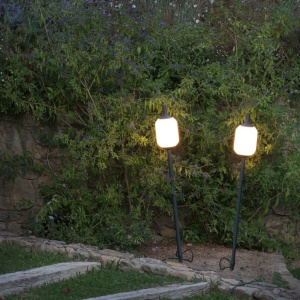 Tarus de iluminat exterior decorativ SAIGON 137/R17 gri/alb 127652 universul-luminii.ro