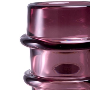 Vas decorativ din sticla design LUX Bloom pink - Img 4