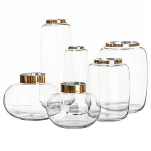 Vas decorativ, Vaza eleganta din sticla SX-108575 - Img 3